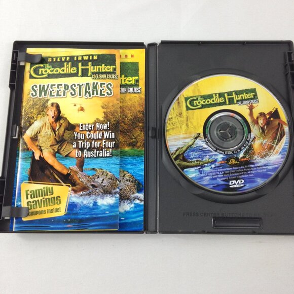 Steve Irwin-The Crocodile Hunter Collision Course-Special Edition-2002-DVD-Used - Picture 3 of 3
